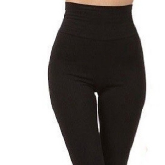 NITRO BOUTIQUE  Black High waist Leggings - Picture 2 of 3